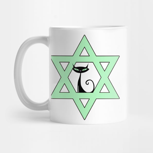 Jewish Kitty Cat Star of David by HolidayBug